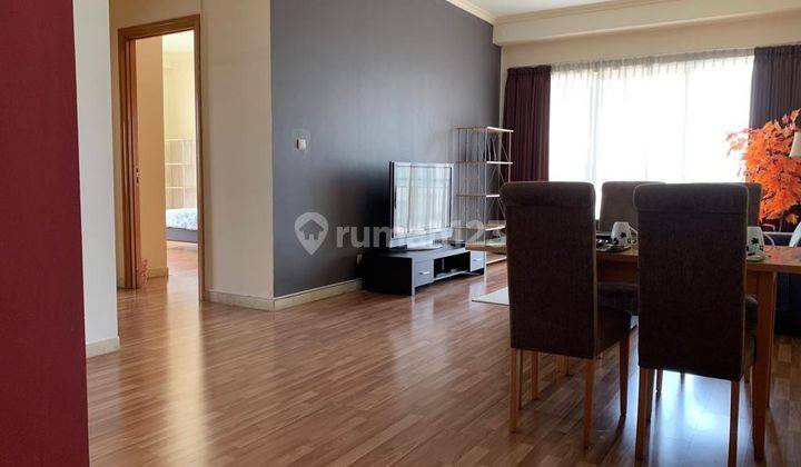 Apartment Lokasi Prestise Harga Paling Murah 2 BR 95m2 Terawat, View Cantik di Senayan Residence,  Apartment
