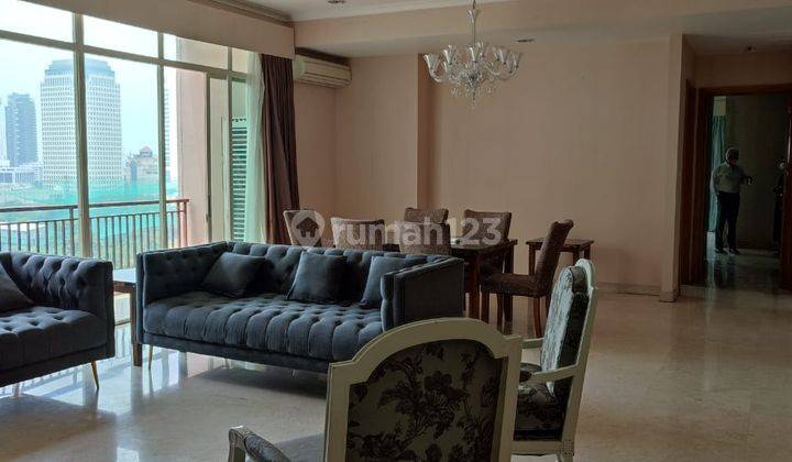 Apartment Lokasi Prestise Unit Langka 4 BR 273sqm Full Golf Course View, Private Lift di Senayan Residence,  Apartment