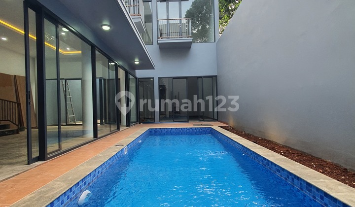 Rumah baru modern tropical cilandak citos Rumah baru modern tropical cilandak citos