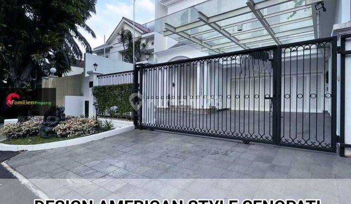 Rumah modern design american style Senopati area Kebayoran baru  1