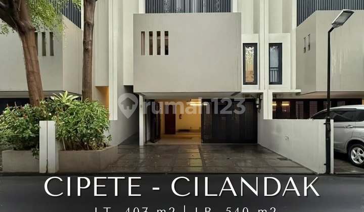 Townhouse Modern Tropis Deket Mrt Cipete Siap Huni 