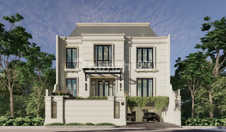 Rumah Baru Design American Classic Panglima Polim Kebayoran Baru Rumah Baru Design American Classic Panglima Polim Kebayoran Baru