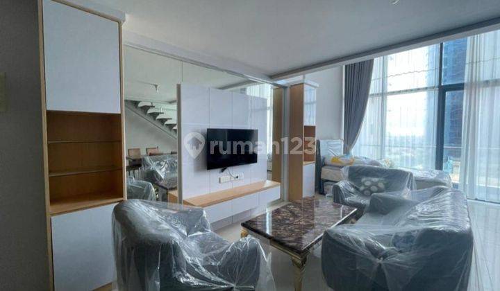 JUAL APARTEMEN SKYLOFT 2 LANTAI CIPUTRA WORLD SURABAYA BARAT FULL FURNISH DEKAT TOL STRATEGIS BAGUS LANTAI RENDAH 2