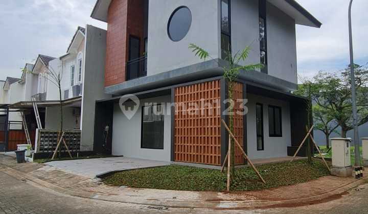 Rumah Baru Posisi Hook Dengan Konsep Japandi Modern Dikawasan Vanyapark Bsd City