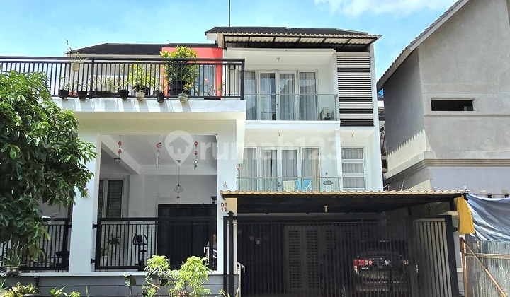 Rumah Bangunan Mandiri Depan Taman, Jogging Track Yg Sangat Luas Serasa Punya Taman Pribadi di Puspita Loka BSD Dekat Exit Tol 2