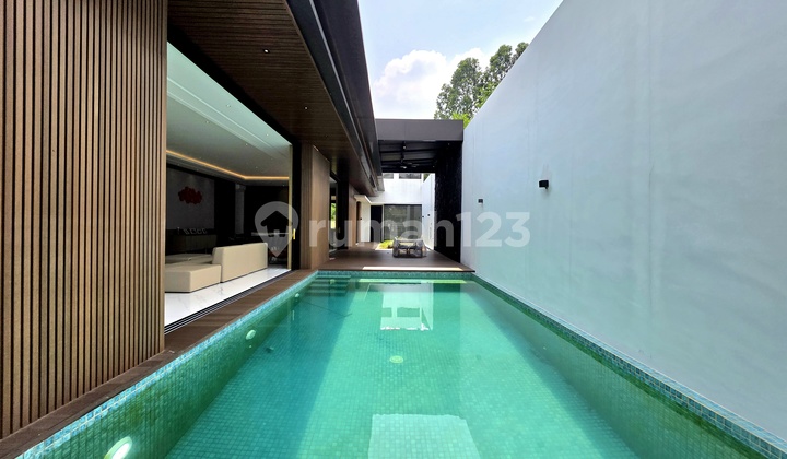 Tropical Modern One Storey Luxurious House With Private Swimming Pool And Spacious Garden De Maja Bsd City, Strategic Location Near Exit Tol And International School 2