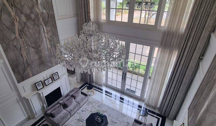 Rumah Bangunan Mandiri, Super Mewah American Classic  De Park Bsd, Fully Furnished, Design Interior , Siap Huni 1