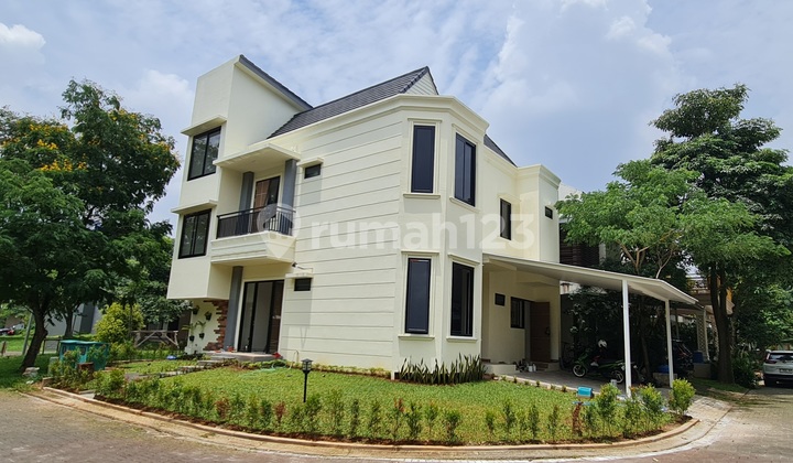 Rumah Design Modern 3 Lantai Di Eminent Prestigia Bsd City 2
