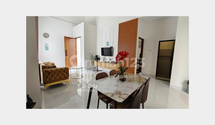 Fully Furnished Cluster House Ex-Homestay For Sale in Jogja Kalasan, Near Purwomartani Toll Gate, Panti Rini Hospital, Bhayangkara DIY Police Hospital, Rh Medika Circumcision Clinic, Sambisari Temple, Prambanan Temple, Kalasan Sub-district Religious Affairs Office.