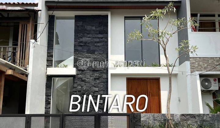 Jual Rumah Baru 2 Lantai Nempel Bintaro Jaya Tangerang Siap Huni 1