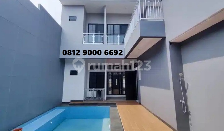 Jual Rumah Baru ada Kolam Renang Griya Loka BSD Serpong Tangerang