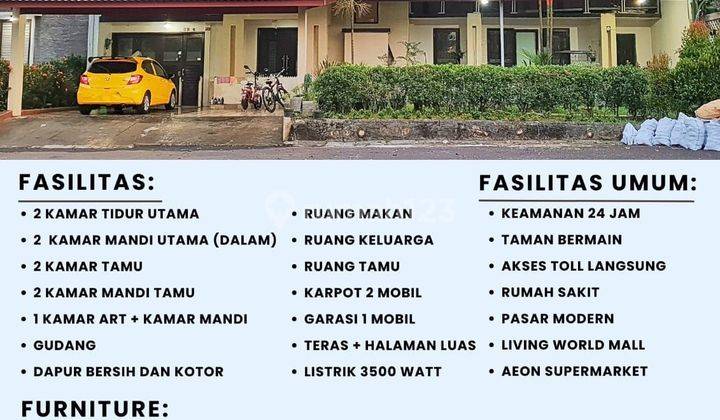 Rumah Besar Murah Alam Sutera Buana Serpong Tangerang dkt Jakarta 1