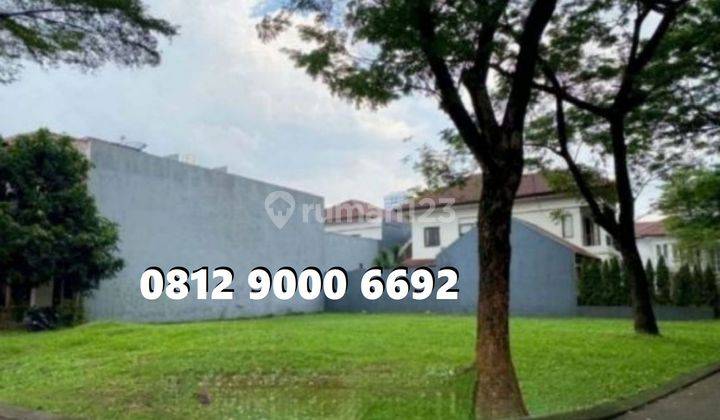 Dijual Tanah Kavling Hook Alam Sutera Jingga Tangerang Dekat Cbd 1