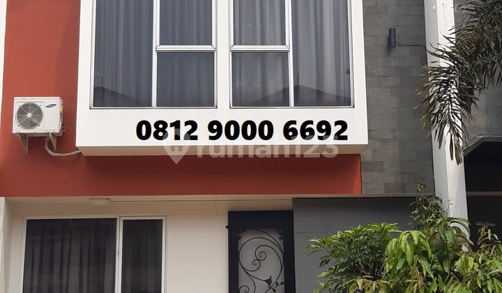 Disewakan Rumah 2 Lt Fortune Terrace Graha Raya Bintaro Tangerang