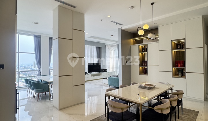 Affordable 3-Bedroom Furnished Penthouse Somerset Berlian Senayan