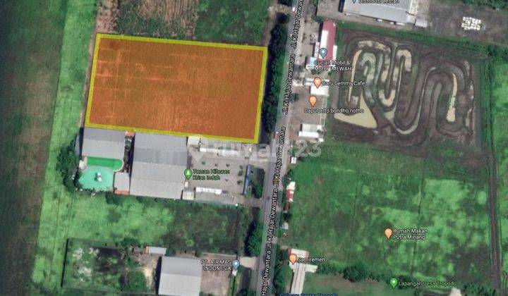 Tanah di Tropodo, Krian, Sidoarjo SHM 9.750 m² 2