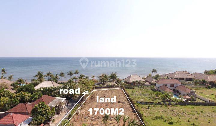 unique beachfront land for sale nearby Lovina 1