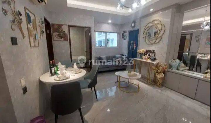 2BR+1 Furnished Apartemen Mediterania Garden 2 Mall Central Park 1