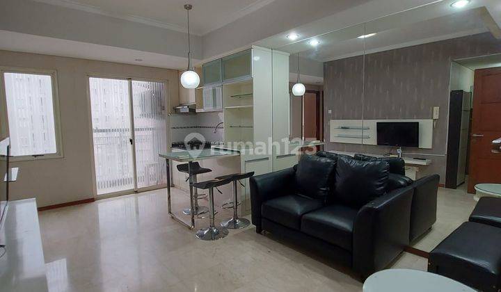 2BR+1 Furnished Apartemen Royal Mediterania Garden Mall Central Park 1