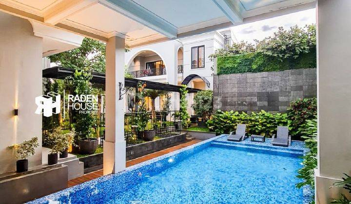 Rumah Mewah 2 Lantai 2 Bangunan Private Lift dan Pool di Cilandak 2