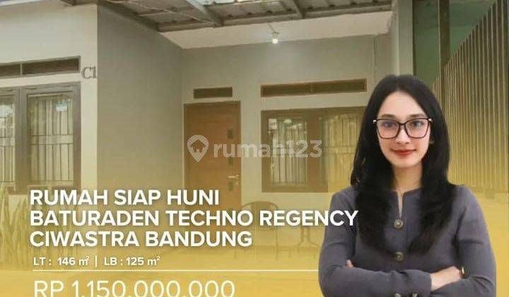 Dijual Rumah bagus dan terawat Baturaden Techno Regency ciwastra  1