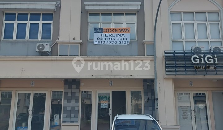 For Rent 2-story shop house ready for Business, Spacious parking, Residential area in BSD City 1