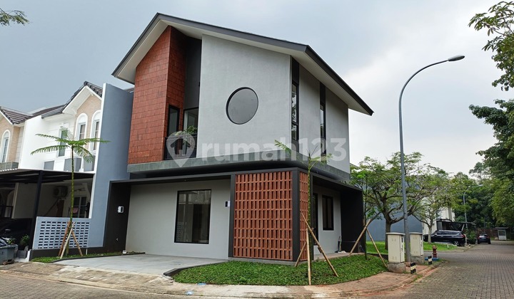 For sale NEW 2-story corner house 3 bedrooms standalone building beautiful design in Vanya Park BSD M574