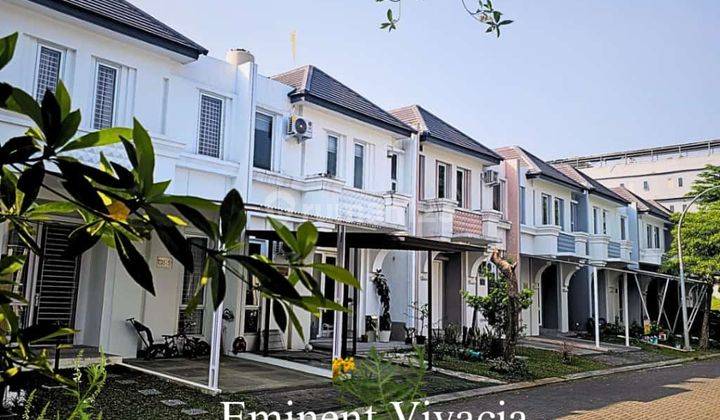 JUAL CEPAT Rumah 2 lantai rapi 3 kamar di Vivacia Eminent BSD YA4 1