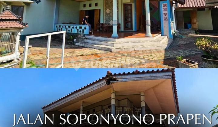 Rumah Ngantong Cocok untuk Usaha di Jl. Soponyono Prapen Sby