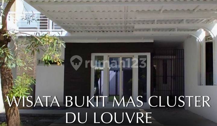 Rumah WISATA  BUKIT MAS cluster Du Louvre Surabaya Semi Furnished