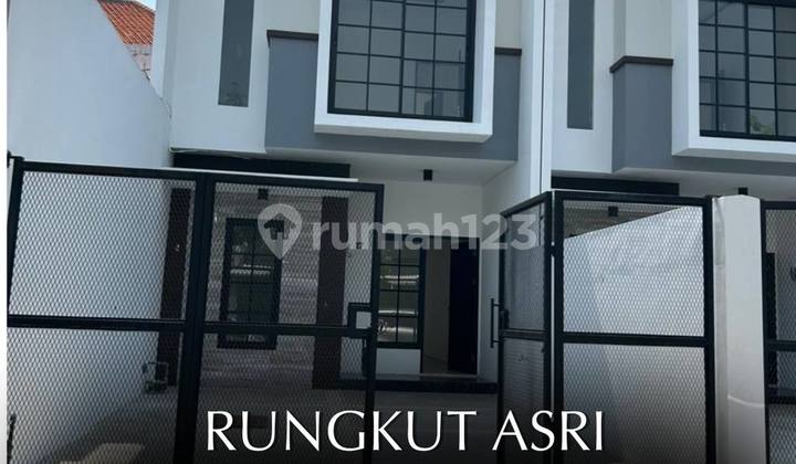 Rumah Baru 2lantai minimalis modern di Rungkut Asri Surabaya Rumah Baru 2lantai minimalis modern di Rungkut Asri Surabaya