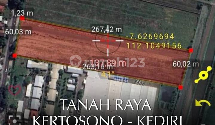 Tanah Raya Kertosono-Kediri Kecamatan Purwoasri Nol Raya Propinsi