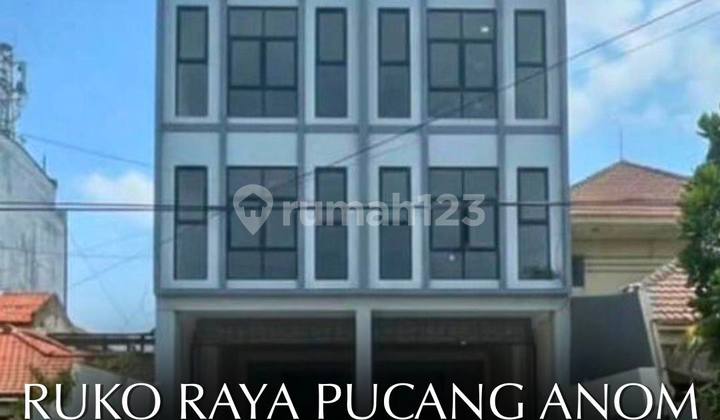 Disewakan 2 Ruko Jejer 3 Lantai ( Nol Jalan Raya ) Pucang Anom Surabaya