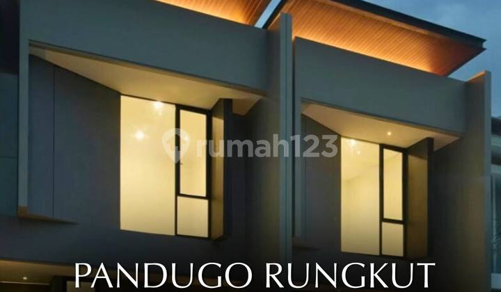 Rumah Modern Minimalis , Premium Quality di Pandugo Rungkut Surabaya