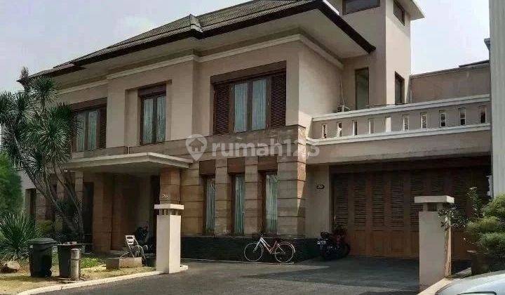 Rumah Mewah Bangunan Mandiri Sutera Cemara Alam Sutera hadap selatan 1