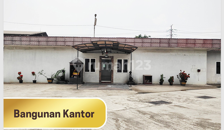 DIJUAL TANAH DAN BANGUNAN PABRIK DI GUNUNG PUTRI BOGOR