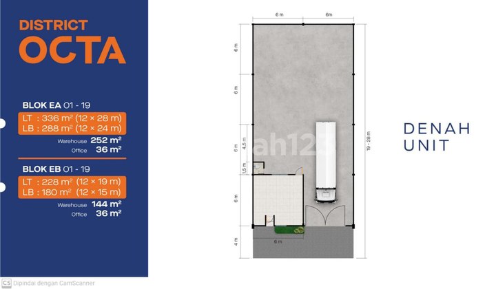 Gudang Gip Tahap 3,  1,9 M An, Akses Gate Tol Juanda