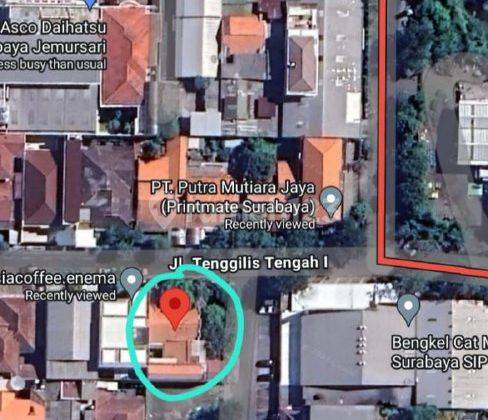 Tanah Kavling, Lokasi Jln Utama Terlebar Sutorejo Indah, Row 5 M 1