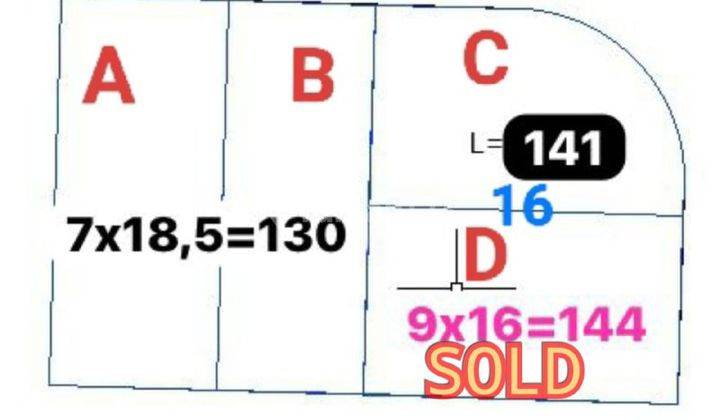 Tanah Kavling, Lokasi Jln Utama Terlebar Sutorejo Indah, Row 5 M 2