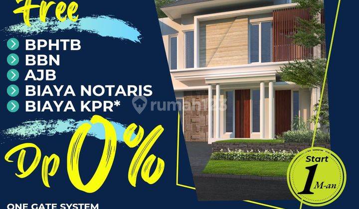 Rumah Wisata Semanggi, Dp 0, Dekat Oerr, Gate Tol  1