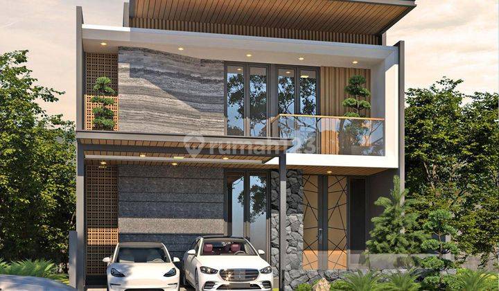 RUMAH DESIGN MEWAH 2 LANTAI SIAP HUNI. LOKASI SANGAT STRATEGIAS DI WOODLAND, CITRALAND 2