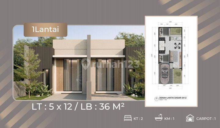 Rumah 1 lantai daerah Kenjeran Kencana Residence tahap 3 dekat Suramadu Surabaya Utara 2