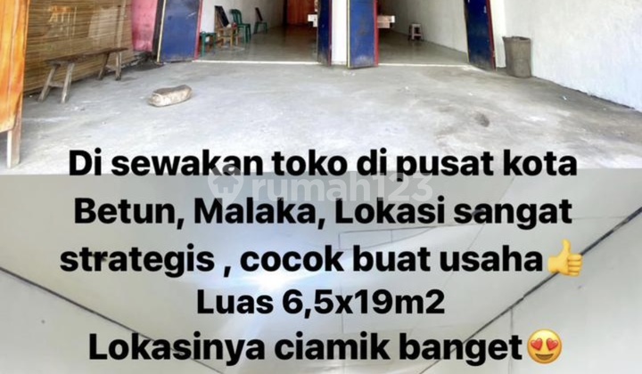 For Rent: Betun City Center Shop, Very Strategic and Prime Location. For Rent: Betun City Center Shop, Very Strategic and Prime Location.