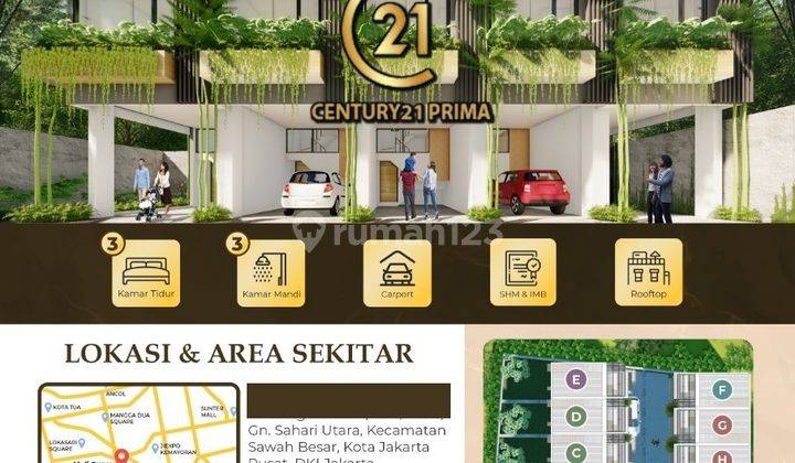 Rumah Baru Minimalis Di Gunung Sahari Sawah Besar Jakarta Pusat  1