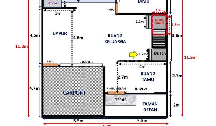 For Sale New House Modern Minimalist Design in Kayu Putih Rawamangun East Jakarta 2