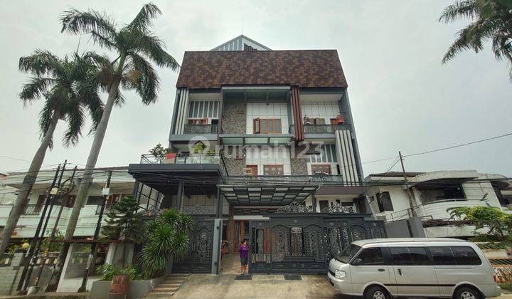 Dijual Rumah Mewah Bangunan Mandiri Kokoh 3 Lantai Plus Rooftop Ada Lift,swimming Pool ,lapangan Basket di Green Garden Jakbar 1