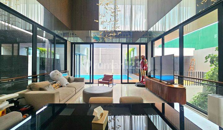 Rumah Sultan 5kamar Private Lift Kolam Renang Gym Di Bsd 2