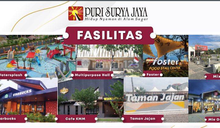 Disewakan rumah 2lt di puri surya jaya cluster vancouver dekat bandara juanda 