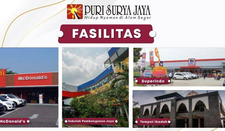 Disewakan rumah 2lt di puri surya jaya cluster vancouver dekat bandara juanda 