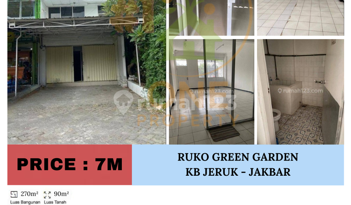 For Sale: Shop House in Green Garden - Kedoya, West Jakarta For Sale: Shop House in Green Garden - Kedoya, West Jakarta
